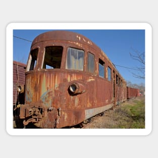 Abandoned railcar Sticker